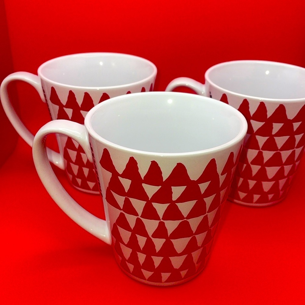2016 Starbucks - 9.6oz Mugs - Set of 3